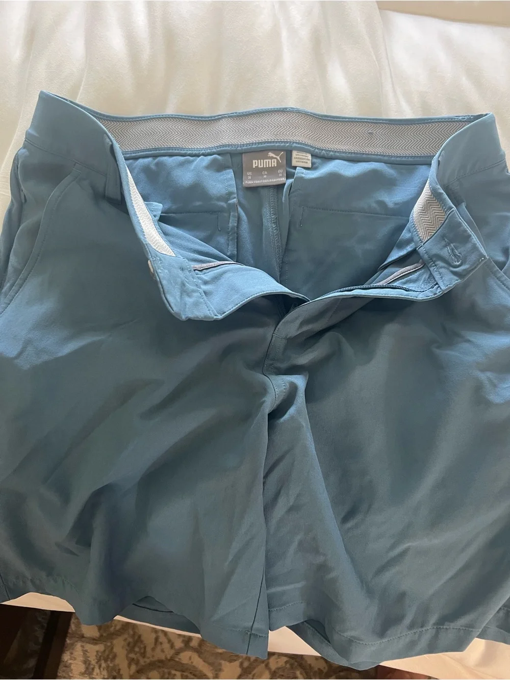 Puma Men’s  Light Blue Golf Shorts